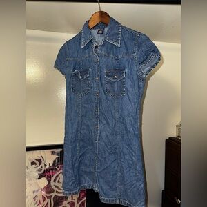 GAP Blue Denim Dress